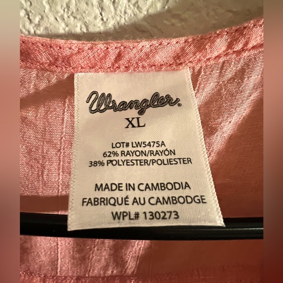 Wrangler Western Boho flowy summer top - Picture 3 of 3